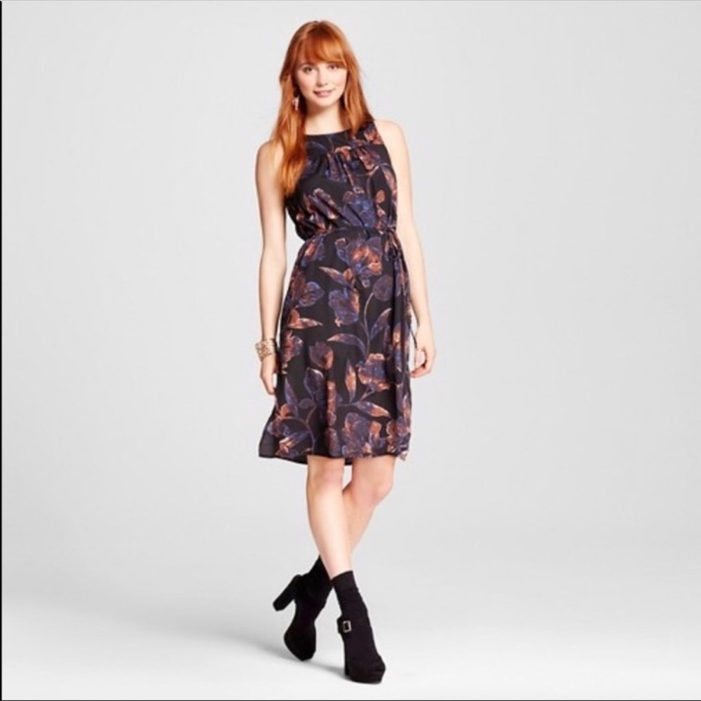 Rich Floral Dress